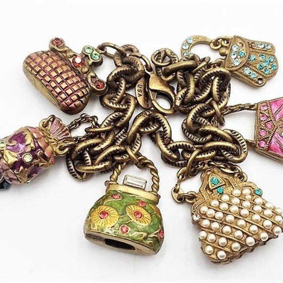 Sweet Romance Jewelry Vintage Purse Charm Bracelet Poshmark